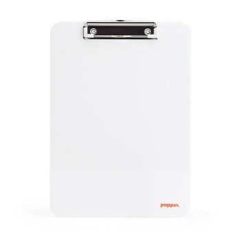 Poppin Clipboard - White 9" x 12.5