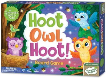 Peaceable Kingdom Hoot Owl Hoot Cooperative Color Matching Game