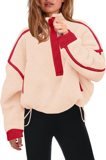 Panadila Womens Oversized Crewneck Sweatshirt